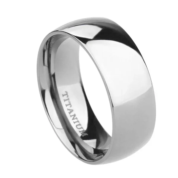 Anel em Titânio com Banho de Platina - Image 10