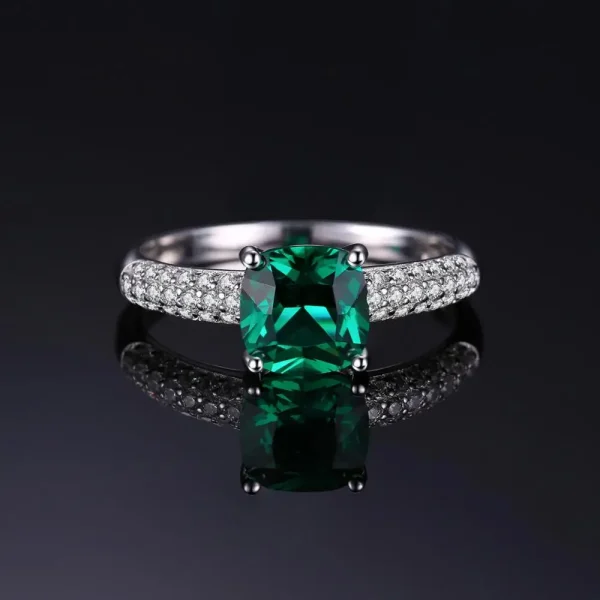 Anel de Noivado com Esmeralda  - Image 2
