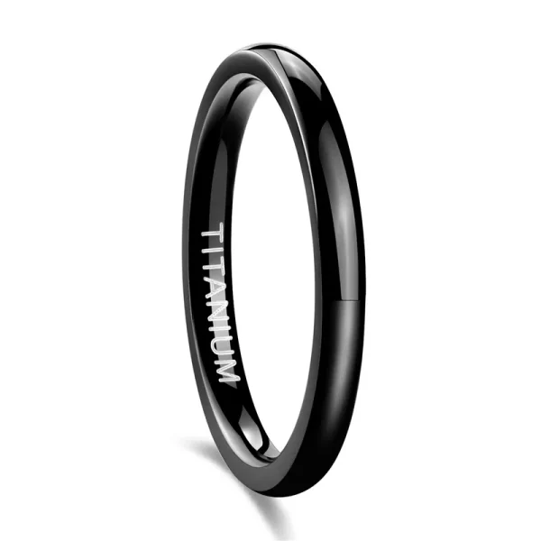 Anel em Titânio com Banho de Platina - Image 9