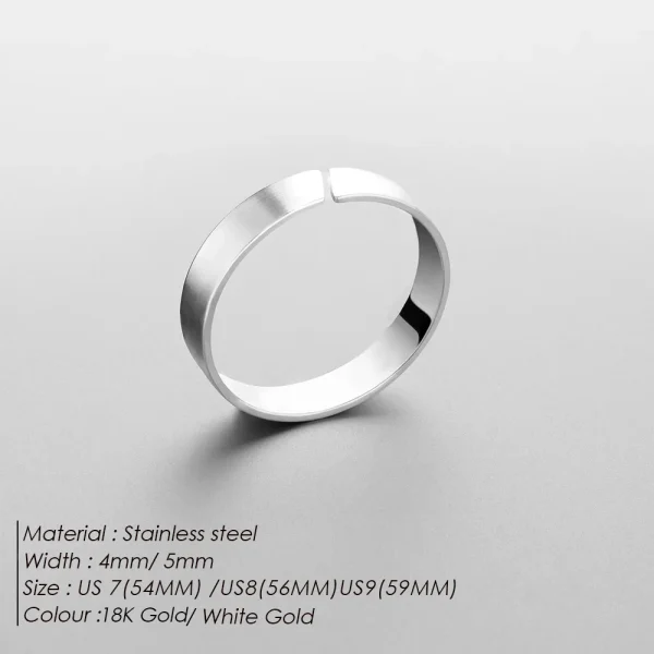 Anel Masculino Aço Inoxidável Banhado a Ouro 18K - Image 2