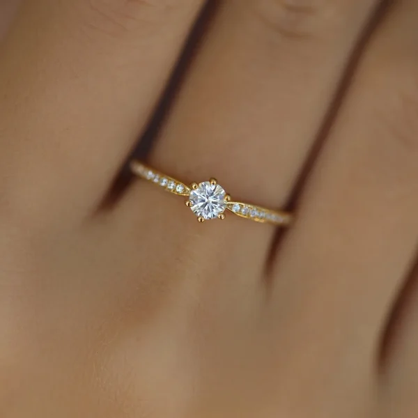 Anel de prata feminino com Zircônia - Image 7