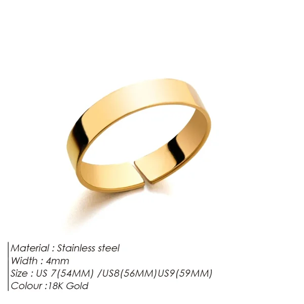 Anel Masculino Aço Inoxidável Banhado a Ouro 18K - Image 7