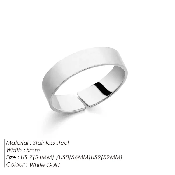 Anel Masculino Aço Inoxidável Banhado a Ouro 18K - Image 8
