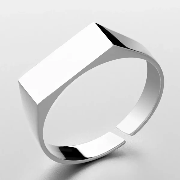 Anel Masculino em Aço Inoxidável Banhado a Ouro 18K - Image 6